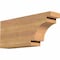 Ekena Millwork Mediterranean Smooth Rafter Tail, Western Red Cedar, 3 1/2"W x 8"H x 18"L RFT04X08X18MED00SWR - alternate 1